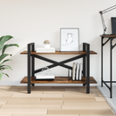 vidaXL Könyvespolc Füstölt tölgy 100 x 33,5 x 64 cm Faanyag