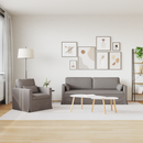 vidaXL Kanapé Szett 2 pcs Tópszínű 198 x 78 x 80 cm szövet
