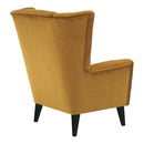 Fotel-füles, réz/fekete, RODEZA