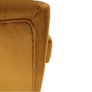 Fotel-füles, réz/fekete, RODEZA