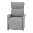 Állítható fotel, szürke szövet, FOREST