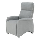 Állítható fotel, szürke szövet, FOREST