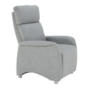 Állítható fotel, szürke szövet, FOREST