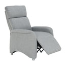 Állítható fotel, szürke szövet, FOREST