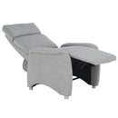 Állítható fotel, szürke szövet, FOREST