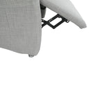 Állítható fotel, szürke szövet, FOREST