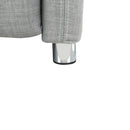 Állítható fotel, szürke szövet, FOREST