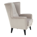 Fotel-füles, bézs/fekete, RODEZA