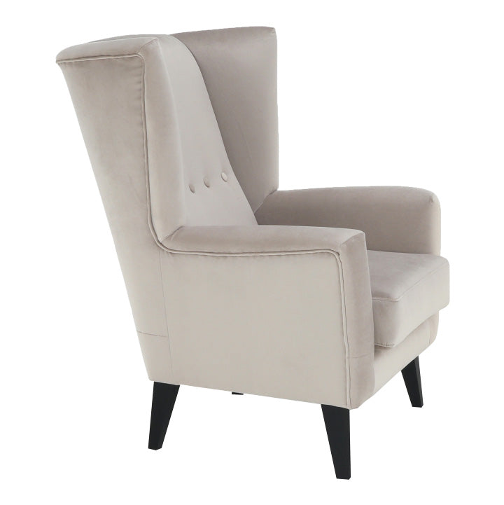 Fotel-füles, bézs/fekete, RODEZA