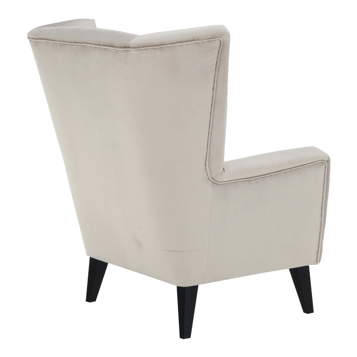 Fotel-füles, bézs/fekete, RODEZA