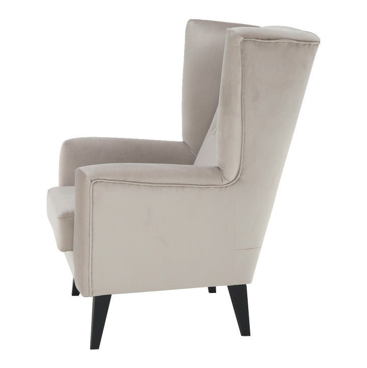 Fotel-füles, bézs/fekete, RODEZA