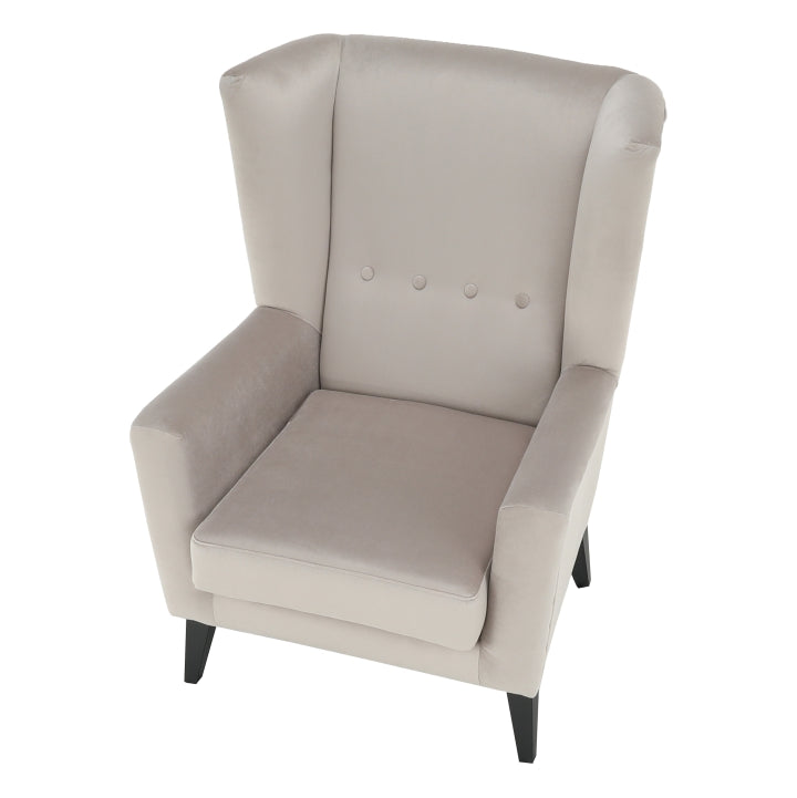 Fotel-füles, bézs/fekete, RODEZA