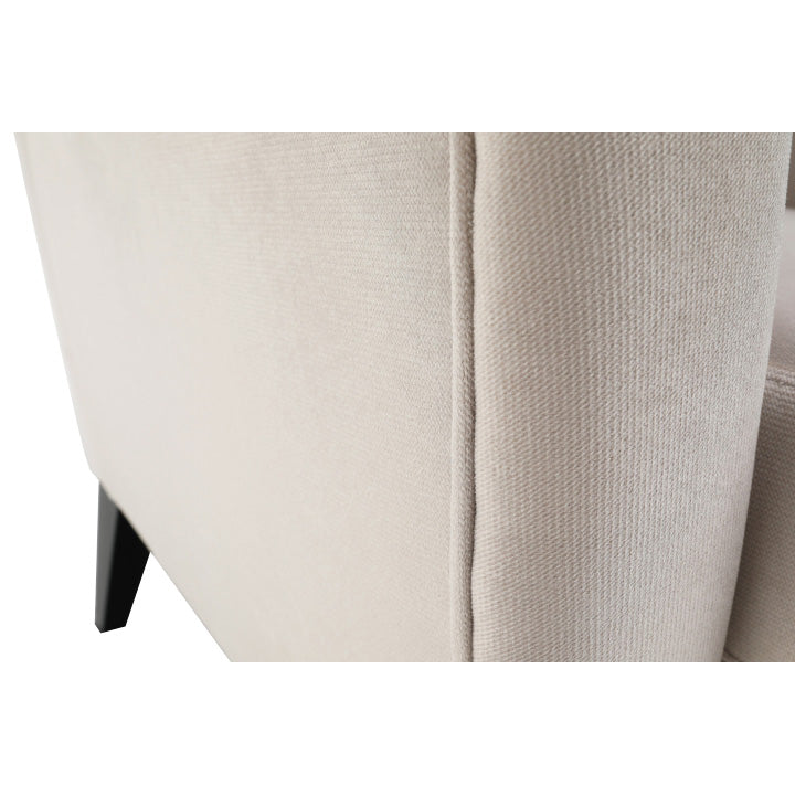 Fotel-füles, bézs/fekete, RODEZA