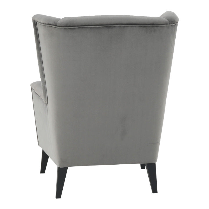 Fotel-füles, világosszürke/fekete, RODEZA