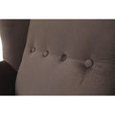 Fotel-füles, taupe-szürke-barna/bükk, RODEZA