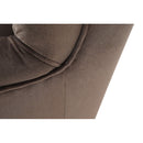 Fotel-füles, taupe-szürke-barna/bükk, RODEZA