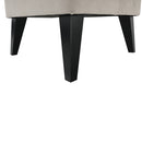 Puff, bézs/fekete, RODEZA