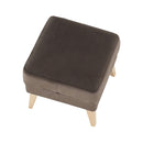 Puff, taupe-szürke-barna/bükk, RODEZA