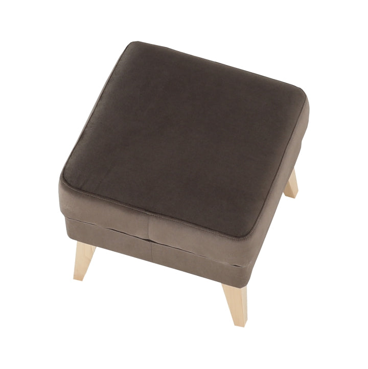 Puff, taupe-szürke-barna/bükk, RODEZA