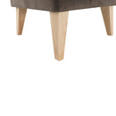 Puff, taupe-szürke-barna/bükk, RODEZA