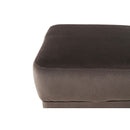 Puff, taupe-szürke-barna/bükk, RODEZA