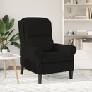 vidaXL karosszék Fekete 76 x 94 x 102 cm Mikroszálas
