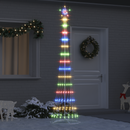 vidaXL LED Karácsonyi Fenyő 290 LED-del állvánnyal Sokszínű 250 cm Fém