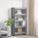 vidaXL Könyvespolc 2 pcs Szürke Sonoma 80 x 30 x 155 cm Faanyag