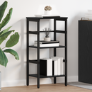 vidaXL Könyvespolc Fekete tölgy 40 x 29,5 x 81 cm Faanyag