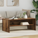 vidaXL Dohányzóasztal Öreg fa 100 x 50 x 40 cm Faanyag