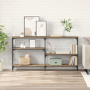 vidaXL Konzolasztal polcokkal Artisan tölgy 150 x 29 x 76,5 cm Faanyag