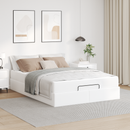 vidaXL Ágykeret matraccal Egyéb 2 pcs Fehér PVC
