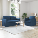 vidaXL Kanapé Szett 2 pcs Kék 156 x 82 x 85 cm Szövet