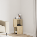 vidaXL Sarokszekrény Sonoma tölgy 25,5x25x55cm Faanyag