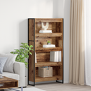vidaXL Könyvespolc 2 pcs Öreg fa 80 x 30 x 155 cm Faanyag