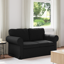 vidaXL Kanapé Fekete 155 x 82 x 80 cm szövet