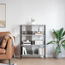 vidaXL Könyvespolc Szürke Sonoma 82 x 32 x 112 cm Faanyag