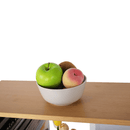 Könyvespolc, tűnyalábos fenyő/fehér, ERDEM NEW TYP 1