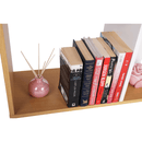 Könyvespolc, tűnyalábos fenyő/fehér, ERDEM NEW TYP 1