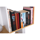 Könyvespolc, tűnyalábos fenyő/fehér, ERDEM NEW TYP 1