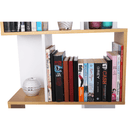 Könyvespolc, tűnyalábos fenyő/fehér, ERDEM NEW TYP 1