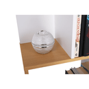 Könyvespolc, tűnyalábos fenyő/fehér, ERDEM NEW TYP 1