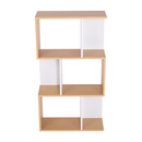 Könyvespolc, tűnyalábos fenyő/fehér, ERDEM NEW TYP 1