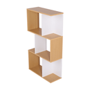 Könyvespolc, tűnyalábos fenyő/fehér, ERDEM NEW TYP 1