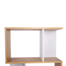 Könyvespolc, tűnyalábos fenyő/fehér, ERDEM NEW TYP 1