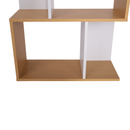 Könyvespolc, tűnyalábos fenyő/fehér, ERDEM NEW TYP 1