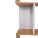 Könyvespolc, tűnyalábos fenyő/fehér, ERDEM NEW TYP 1