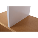 Könyvespolc, tűnyalábos fenyő/fehér, ERDEM NEW TYP 1