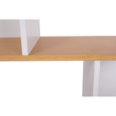 Könyvespolc, tűnyalábos fenyő/fehér, ERDEM NEW TYP 1