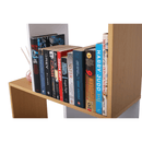 Könyvespolc, tűnyalábos fenyő/fehér, ERDEM NEW TYP 3